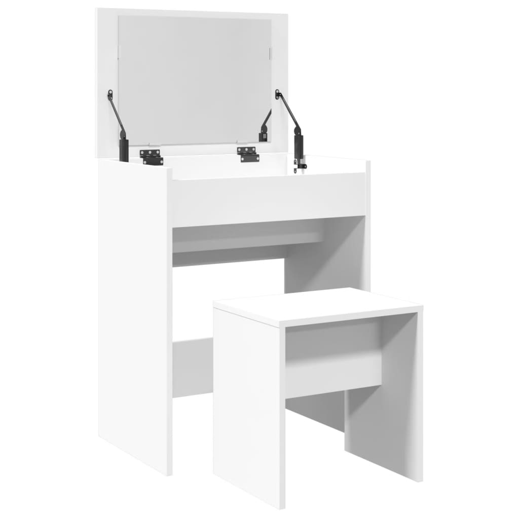 Dressing Table and Stool White 60x40x113,5 cm