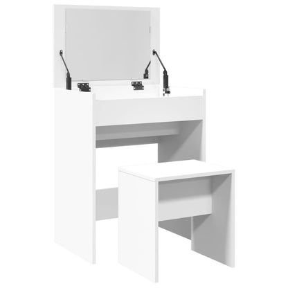 Dressing Table and Stool White 60x40x113,5 cm