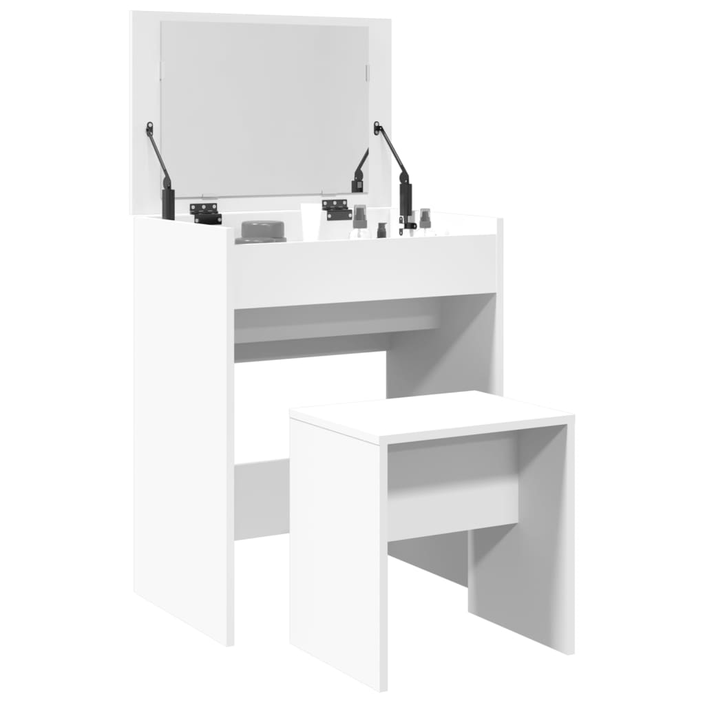 Dressing Table and Stool White 60x40x113,5 cm