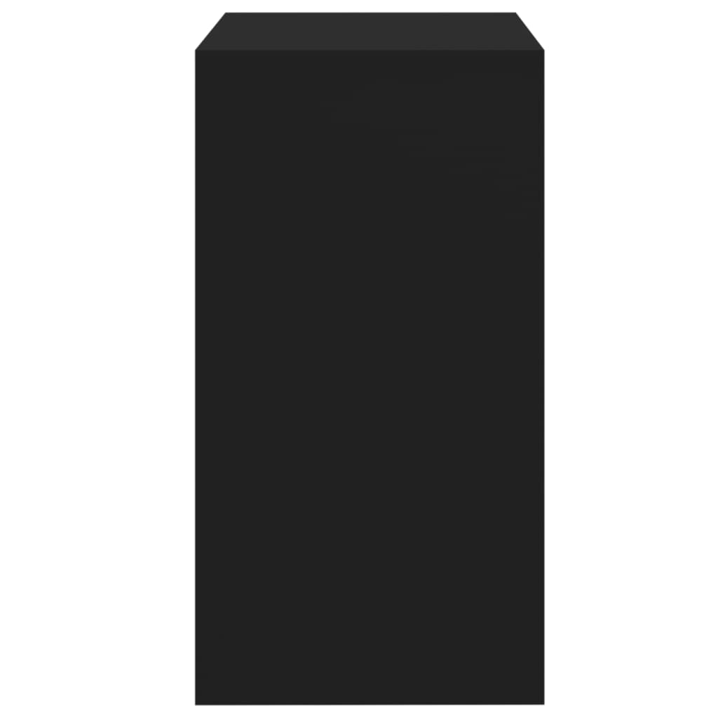 Dressing Table and Stool Black 60x40x113,5 cm