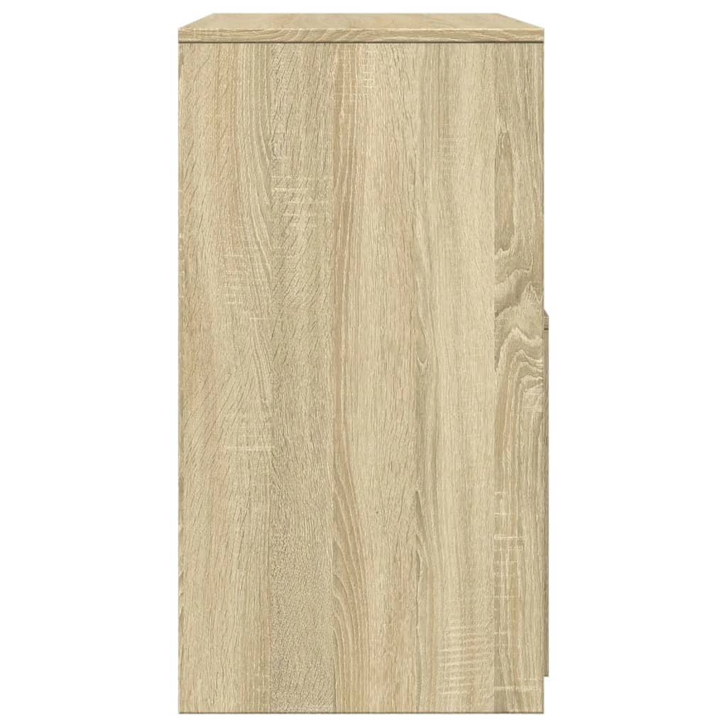Dressing Table and Stool Sonoma Oak 60x40x113,5 cm