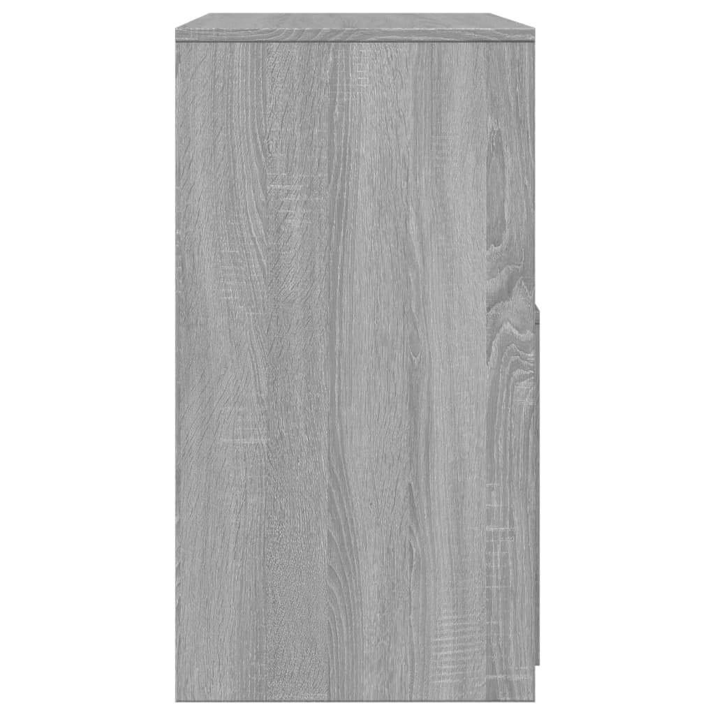 Dressing Table and Stool Grey Sonoma 60x40x113,5 cm