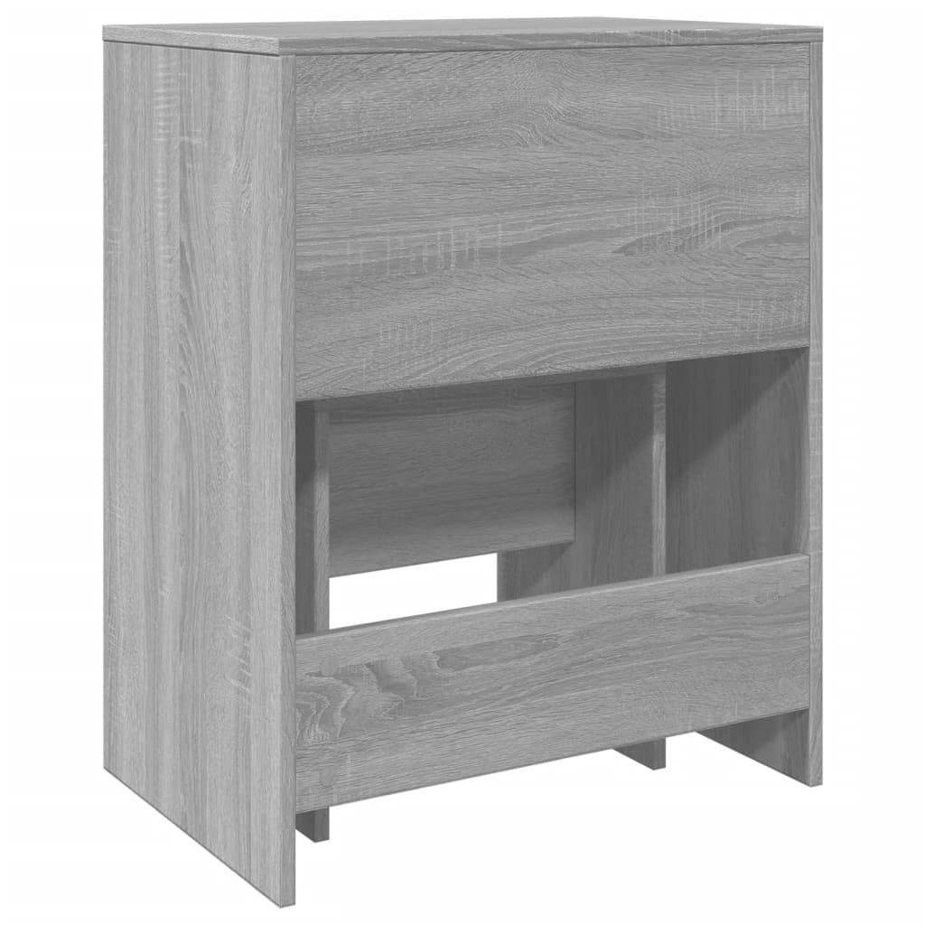 Dressing Table and Stool Grey Sonoma 60x40x113,5 cm