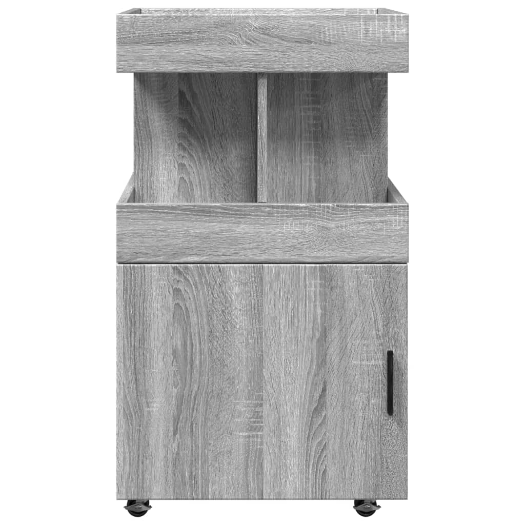 Bar Cart Grey Sonoma 50x41x89 cm Engineered Wood
