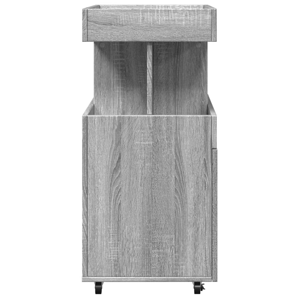Bar Cart Grey Sonoma 50x41x89 cm Engineered Wood