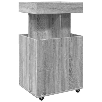 Bar Cart Grey Sonoma 50x41x89 cm Engineered Wood