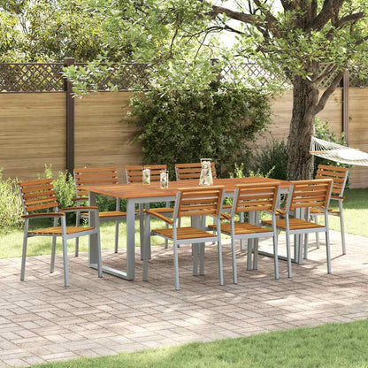 Garden Chair 8 pcs Brown 56 x 57 x 87 cm Solid Acacia Wood