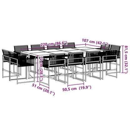 Garden Dining Set | Black