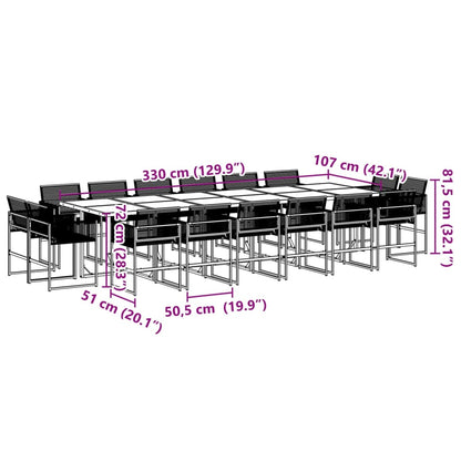 Garden Dining Set | Black