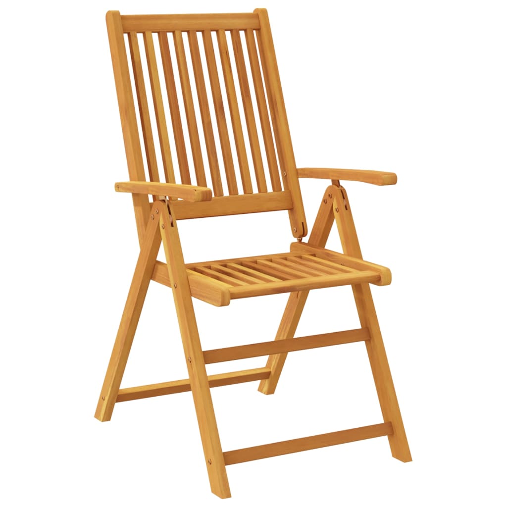 Garden Dining Set | Brown | Solid Acacia Wood | Medium | Foldable