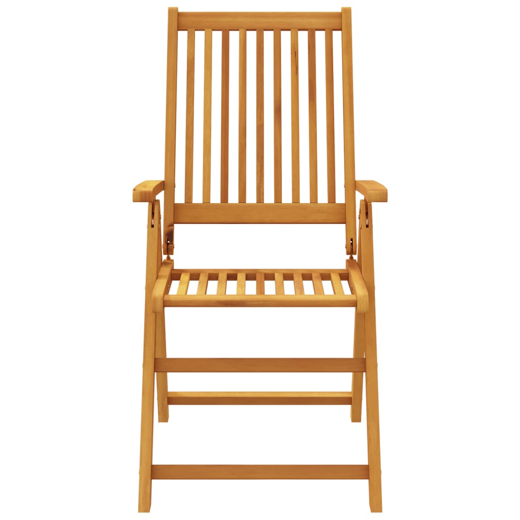 Garden Dining Set | Brown | Solid Acacia Wood | Medium | Foldable