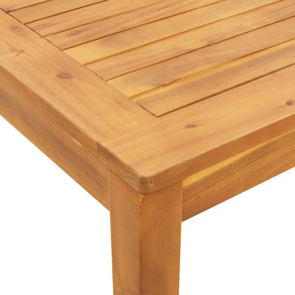 Garden Dining Set | Brown | Solid Acacia Wood | Medium | Foldable