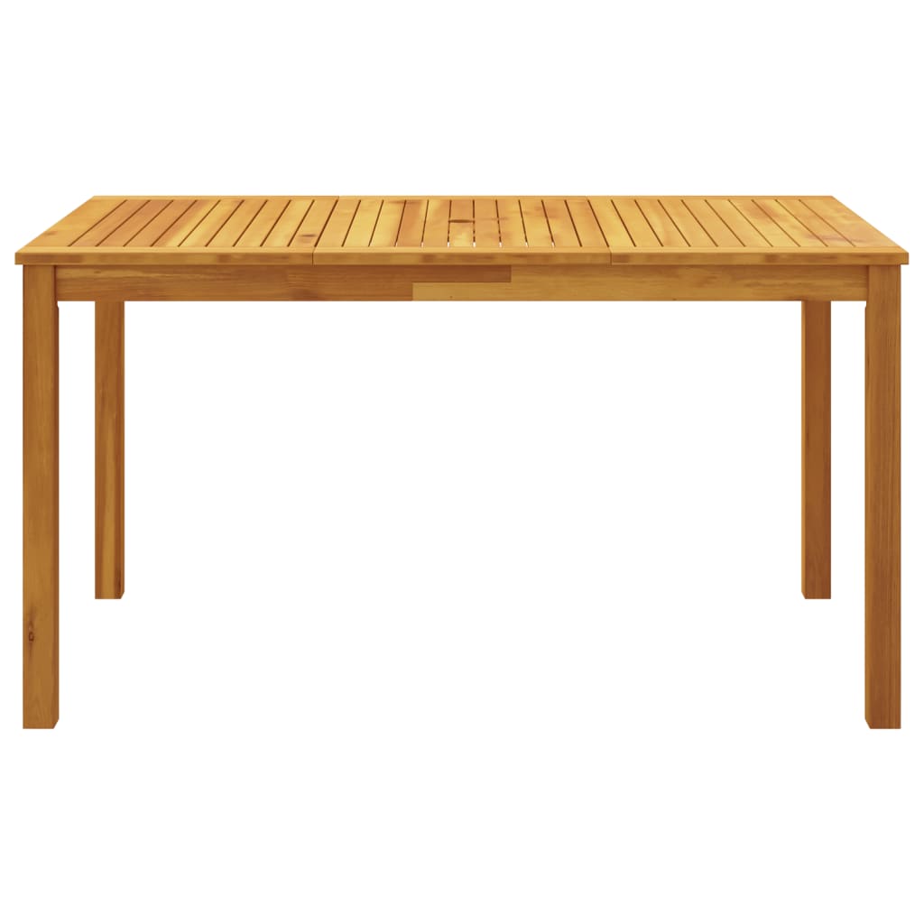 Garden Dining Set | Natural Wood | Solid Acacia Wood | 4-Seater