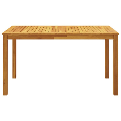 Garden Dining Set | Natural Wood | Solid Acacia Wood | 4-Seater