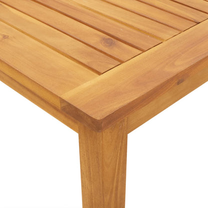 Garden Dining Set | Natural Wood | Solid Acacia Wood | 4-Seater