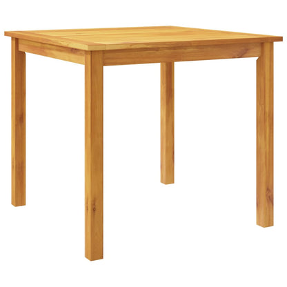 5 Piece Garden Dining Set 85x85x74 cm Solid Wood Acacia
