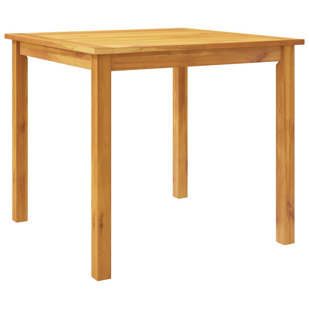 5 Piece Garden Dining Set 85x85x74 cm Solid Wood Acacia