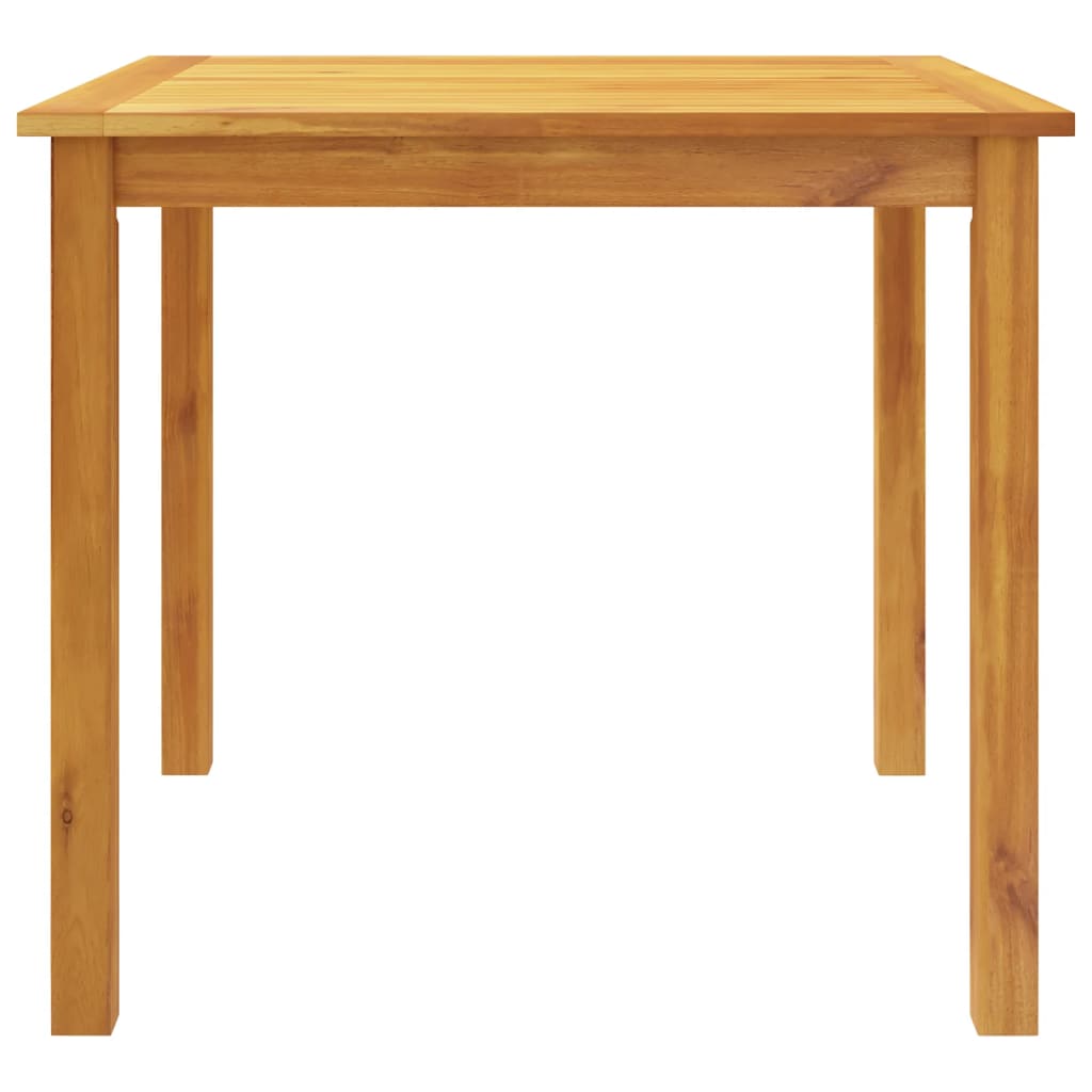 5 Piece Garden Dining Set 85x85x74 cm Solid Wood Acacia