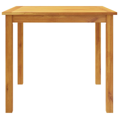 5 Piece Garden Dining Set 85x85x74 cm Solid Wood Acacia