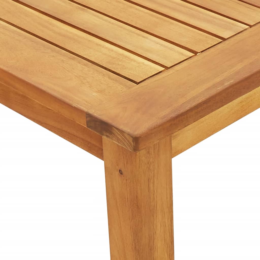 5 Piece Garden Dining Set 85x85x74 cm Solid Wood Acacia