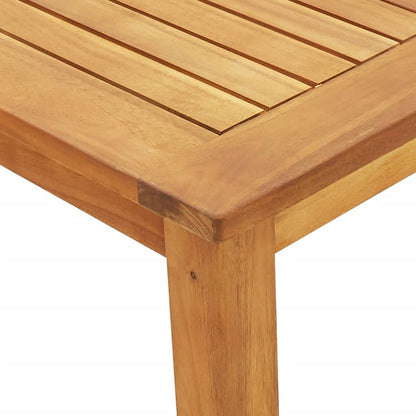 5 Piece Garden Dining Set 85x85x74 cm Solid Wood Acacia