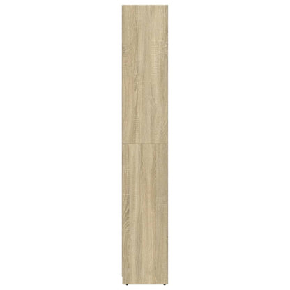 Bathroom Cabinet Sonoma Oak 30x30x183,5 cm Engineered Wood