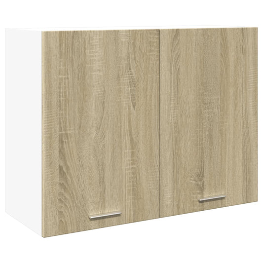 Hanging Cabinet "Lyon" Sonoma Oak 80x31x60 cm Engineered Wood