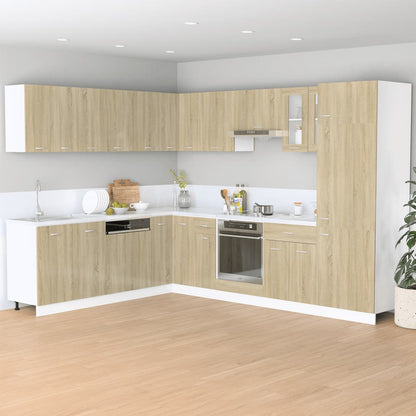 Hanging Cabinet "Lyon" Sonoma Oak 80x31x60 cm Engineered Wood