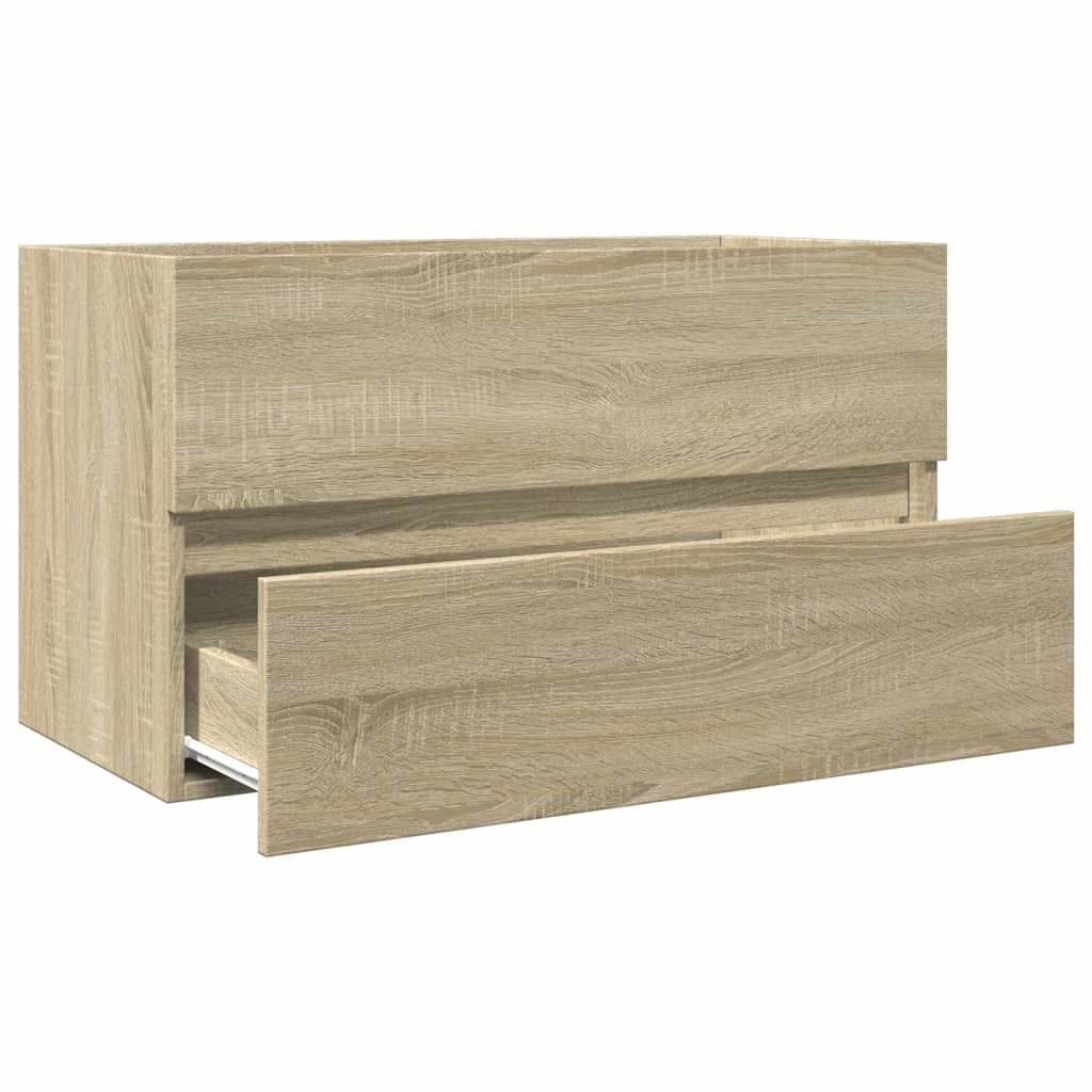 Sink Cabinet | Sonoma oak | Engineered wood | Medium | Sink Cabinet