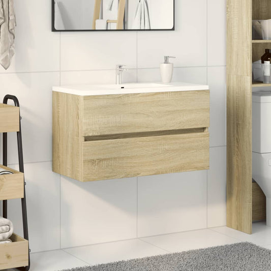 Sink Cabinet | Sonoma oak | Engineered wood | Medium | Sink Cabinet
