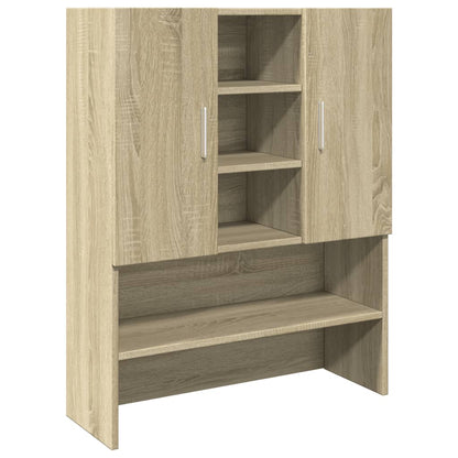 Washing Machine Cabinet Sonoma Oak 70,5x24x90 cm
