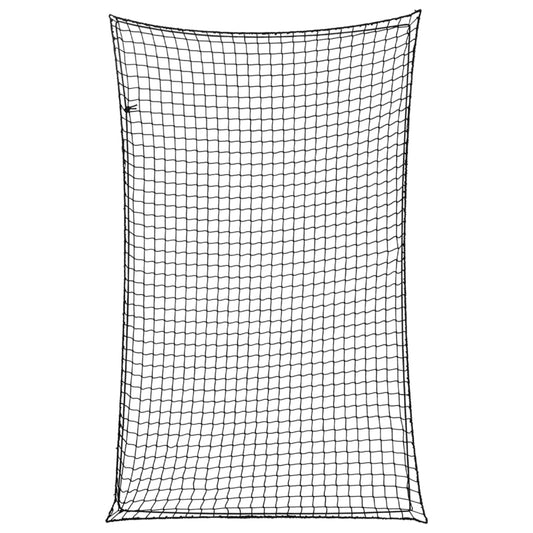 Trailer Net with Elastic Rope Black 4x2.5 m PP