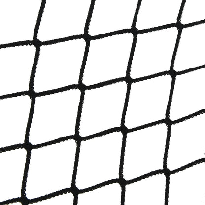 Trailer Net with Elastic Rope Black 4x2.5 m PP