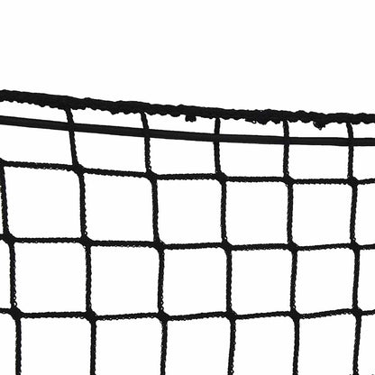 Trailer Net with Elastic Rope Black 3x3 m PP