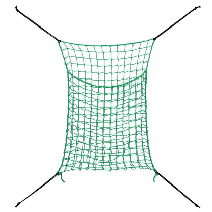 Hay Nets 2 pcs Rectangular Green 90x60 cm PP