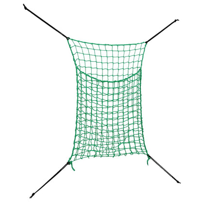 Hay Nets 2 pcs Rectangular Green 200x120 cm PP
