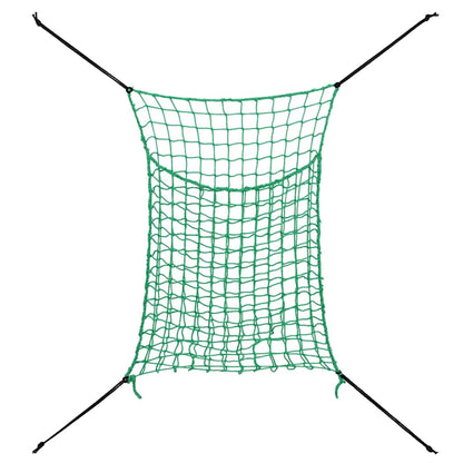 Hay Nets 2 pcs Rectangular Green 200x120 cm PP