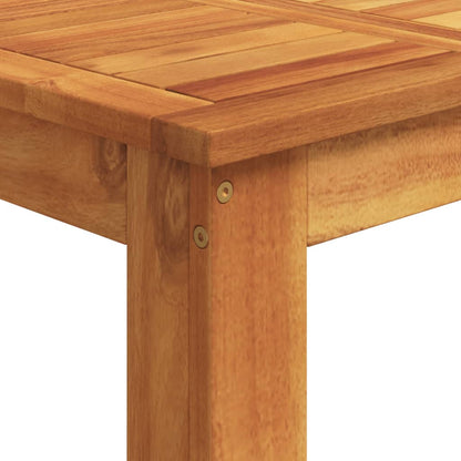 Garden Bar Set | Brown | Solid acacia wood | Compact | Footrest