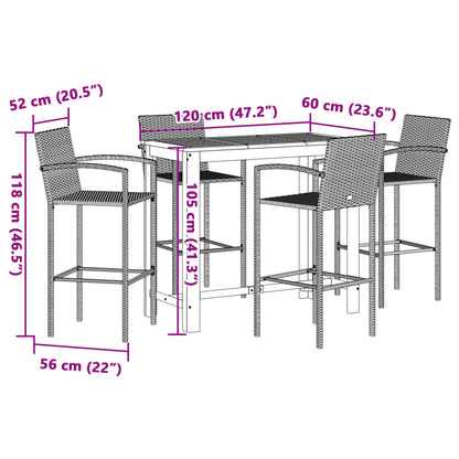 Garden Bar Set | Brown