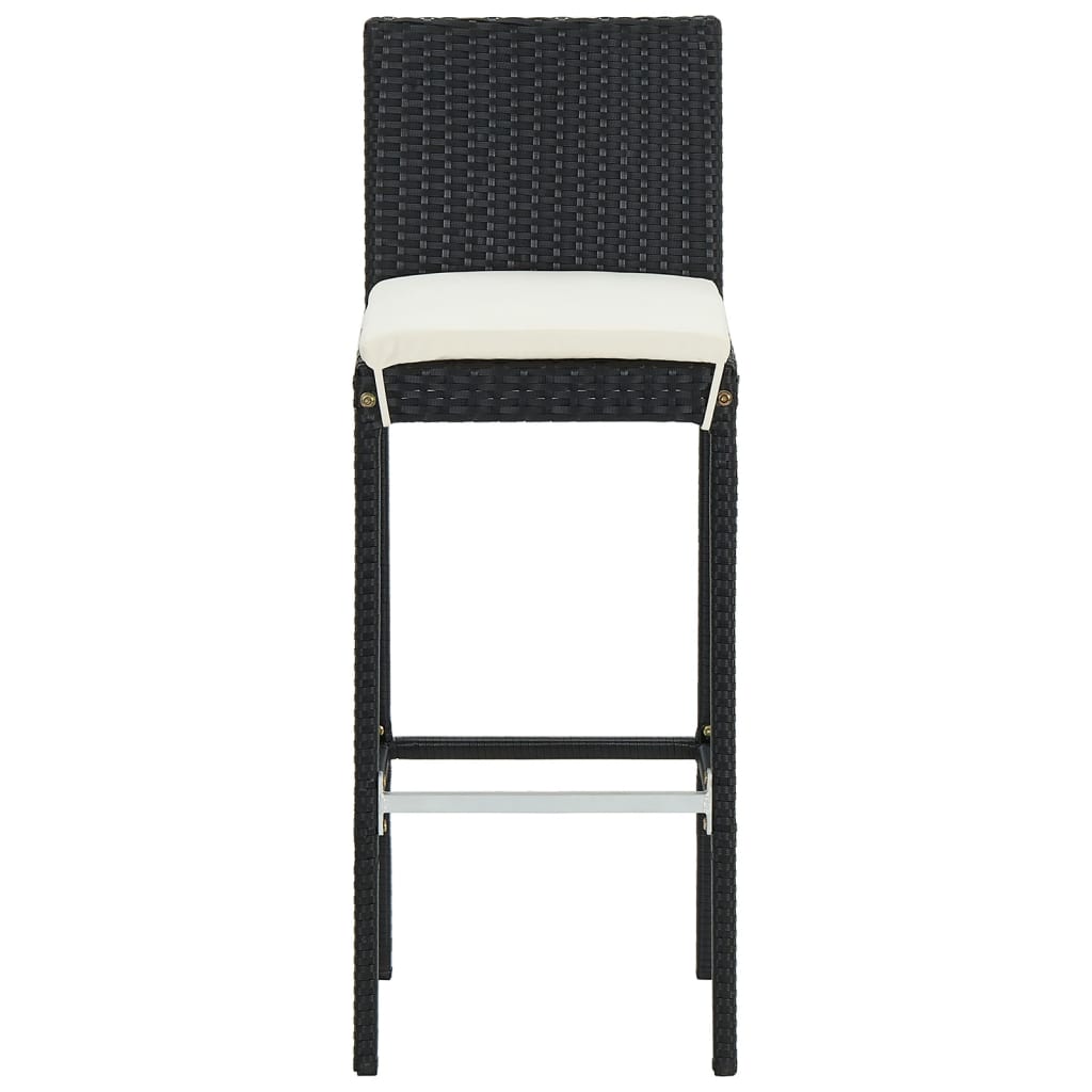 Garden Bar Set | Black | Solid Acacia Wood | Standard |  Tough