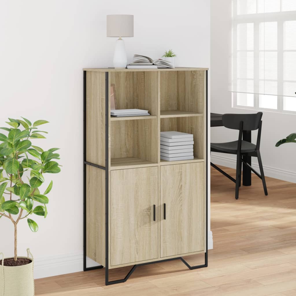 Highboard Sonoma Oak 79,5x35,5x137,5 cm Engineered Wood