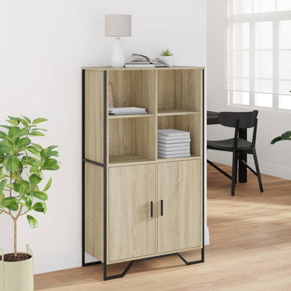 Highboard Sonoma Oak 79,5x35,5x137,5 cm Engineered Wood