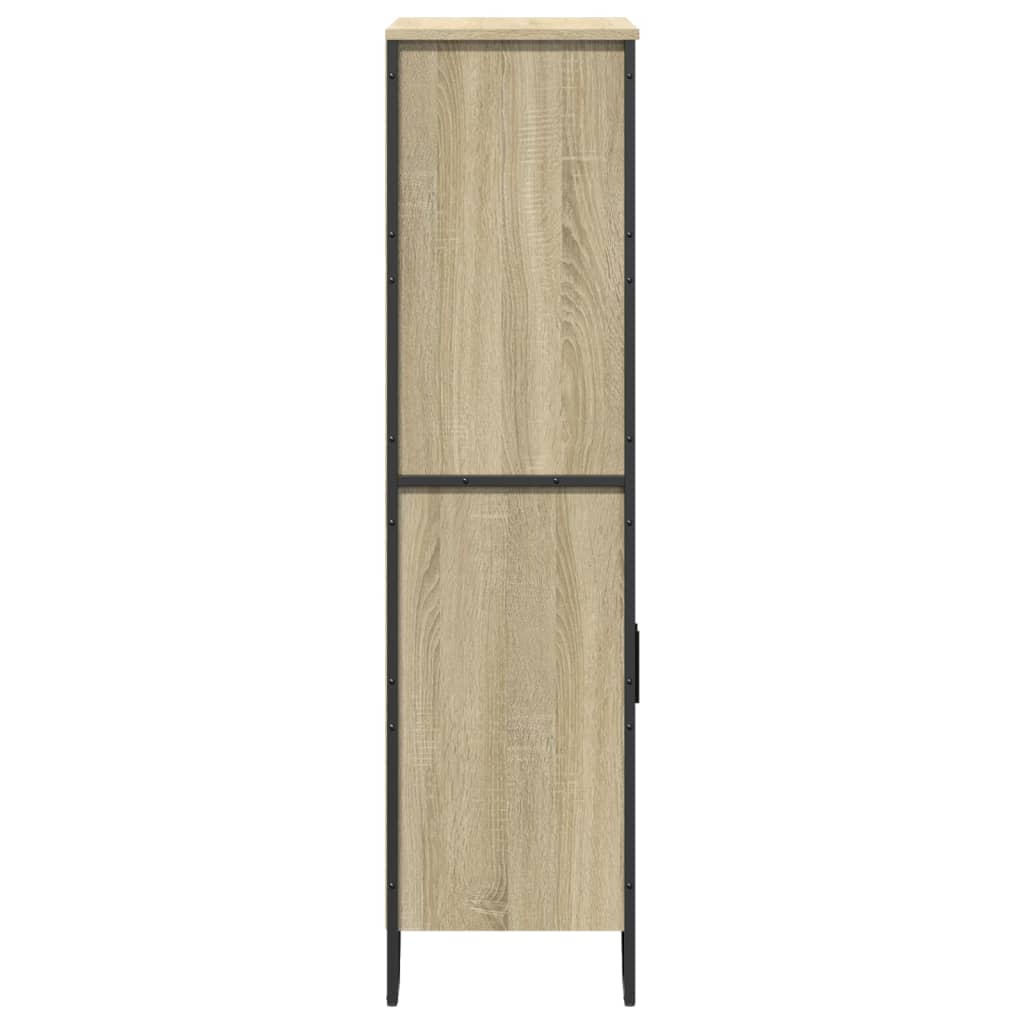 Highboard Sonoma Oak 79,5x35,5x137,5 cm Engineered Wood