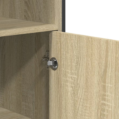 Highboard Sonoma Oak 79,5x35,5x137,5 cm Engineered Wood