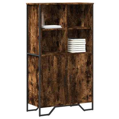 Highboard Smoked Oak 79,5x35,5x137,5 cm Engineered Wood
