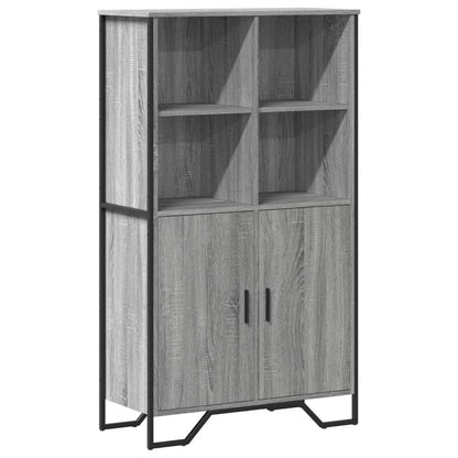 Highboard Grey Sonoma 79,5x35,5x137,5 cm Engineered Wood