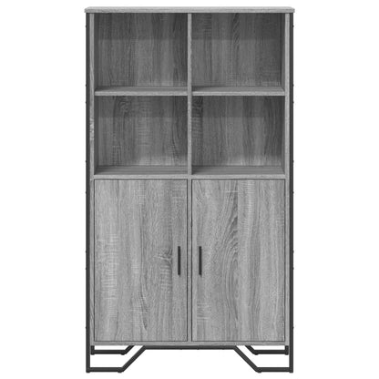 Highboard Grey Sonoma 79,5x35,5x137,5 cm Engineered Wood