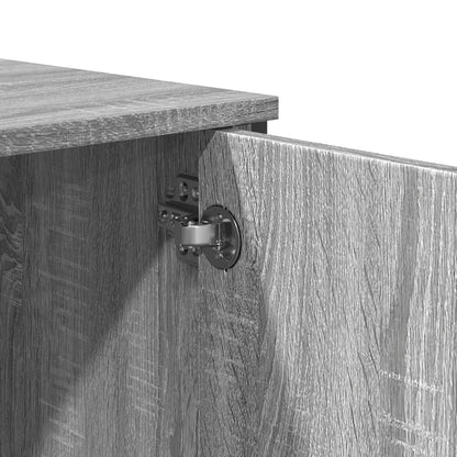 Highboard Grey Sonoma 79,5x35,5x137,5 cm Engineered Wood