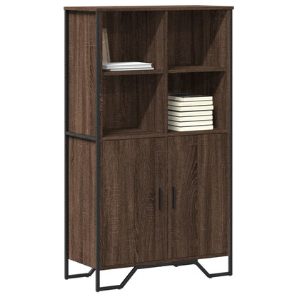 Highboard Brown Oak 79,5x35,5x137,5 cm Engineered Wood