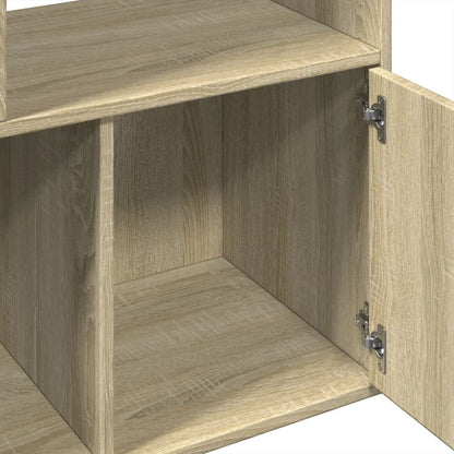 Bookcase Sonoma Oak 70x36x189 cm Engineered Wood
